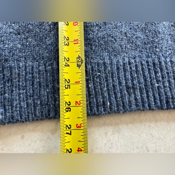 Faherty Heathered Blue Crewneck Sweater Mens XS - Picture 9 of 9